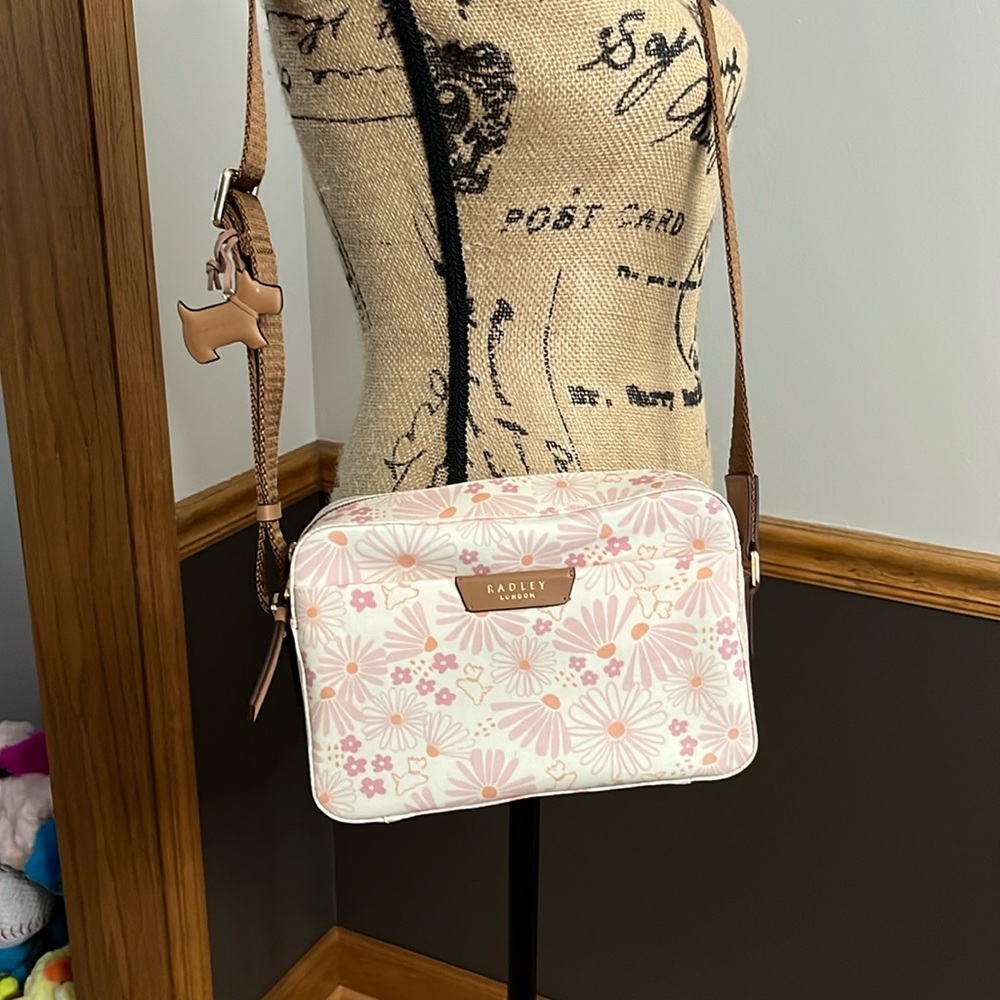 Radley Of London Pink Floral Crossbody Bag
